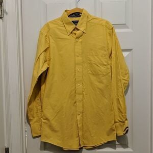 Izod yellow Varsity Oxford dress shirt Sz. M NWOT